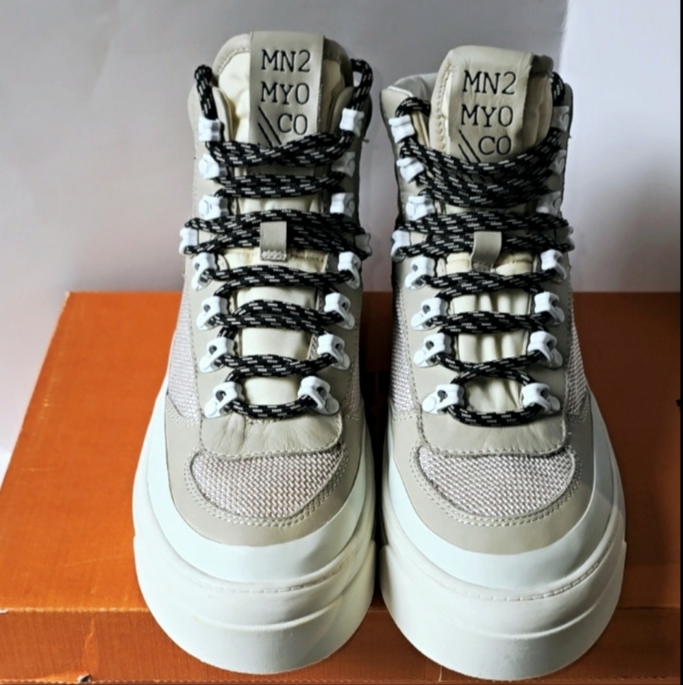 Miz Mooz Alpyne Sneakers Women's Size 7.5 Cream Medium/High.- New with box. - Picture 4 of 13